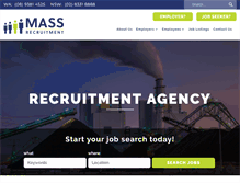 Tablet Screenshot of massrecruitment.com.au